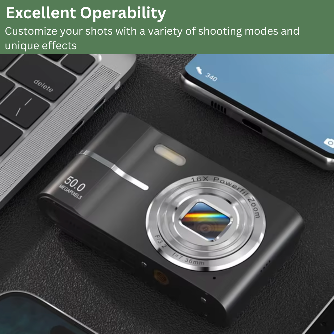 AuraCam™: 2000's Aesthetic Digital Camera