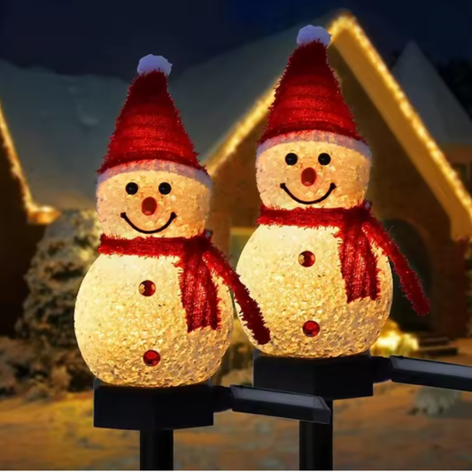 Happy Snowman Lights
