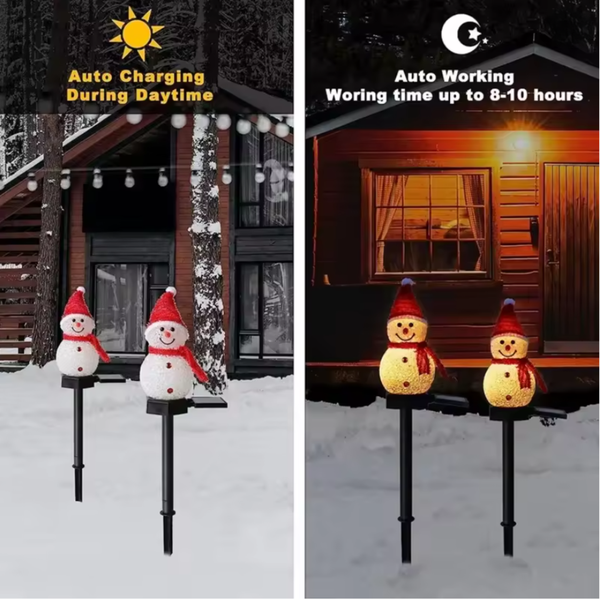 Happy Snowman Lights
